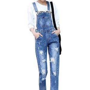 Denim jean Overalls NWT